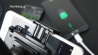 Note 4 fast charging Time-lapse with an iPhone 6 Plus