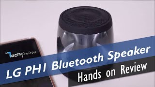 LG PH1 Bluetooth Speaker Hands on Review [Greek]