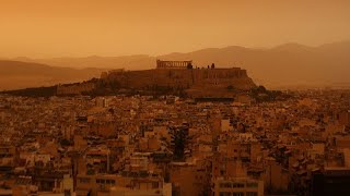 Ελλάδα: Απόκοσμο θέαμα από τη σκόνη της Αφρικής σε συνδυασμό με το ηλιοβασίλεμα Ελληνική - euronews