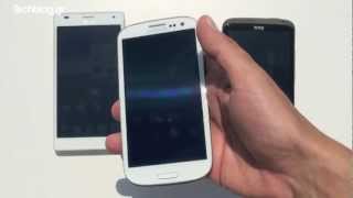 Under the Sun: Galaxy S III vs. HTC One X vs. LG Optimus 4X HD