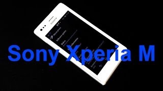 Sony Xperia M Hands on Review