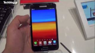 Samsung Galaxy Note hands-on IFA 2011 (Greek)