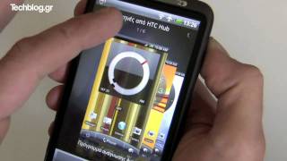 HTC Desire HD hands-on 2/4 (Greek)