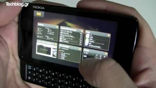 Nokia N900 hands on (Greek)