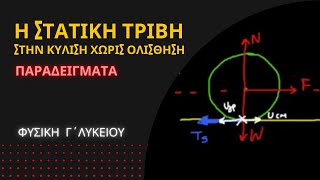 Η ΣΤΑΤΙΚΗ ΤΡΙΒΗ ΣΤΗΝ ΚΥΛΙΣΗ ΧΩΡΙΣ ΟΛΙΣΘΗΣΗ | ΦΥΣΙΚΗ Γ΄ ΛΥΚΕΙΟΥ