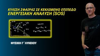 ΚΥΛΙΣΗ ΣΦΑΙΡΑΣ ΣΕ ΚΕΚΛΙΜΕΝΟ ΕΠΙΠΕΔΟ (SOS) | ΦΥΣΙΚΗ Γ΄ ΛΥΚΕΙΟΥ