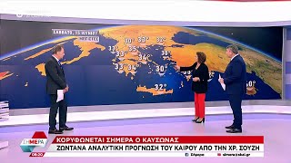 Κορυφώνεται σήμερα ο καύσωνας | Σήμερα | 13/06/2024 Ελληνική - SKAI.gr