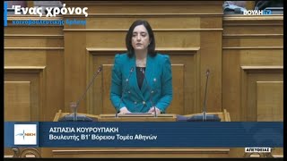 Ασπασία Κουρουπάκη - Ένας χρόνος κοινοβουλευτικής δράσης