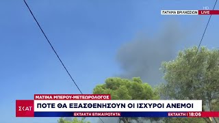 Τι λέει η πρόγνωση για το πότε θα πέσουν οι ισχυροί άνεμοι | Έκτακτη Επικαιρότητα | 12/08/2024 Ελληνική - SKAI.gr