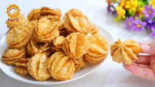 Sadece UN ve SU❗️ PATATES CİPSİNDEN daha LEZZETLİ oluyor❗️ Basit hamur kızartması tarifi🔝