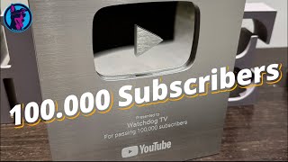 Σας Ευχαριστώ Πολύ ΟΛΟΥΣ - 100K Subscribers Play Button Unboxing | Watchdog TV