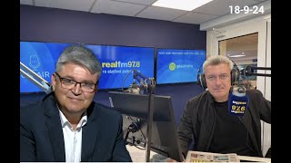 Ο πρόεδρος της ΝΙΚΗΣ Δημήτρης Νατσιός στον Real fm με τον Νίκο Χατζηνικολάου