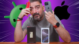 ΔΕΝ ΓΙΝΟΝΤΑΙ ΑΥΤΑΑΑΑΑ 😬 iPhone 16 Pro vs Samsung Galaxy S24 Ultra