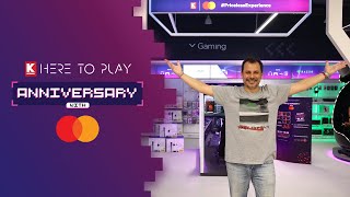 Here to Play Anniversary with Mastercard στο απόλυτο Gaming Area 🎮