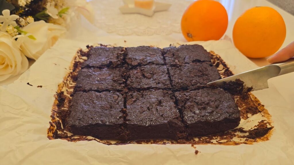 So delicious and easy! You should eat more oranges in winter!Without flour and sugar! Orange brownie