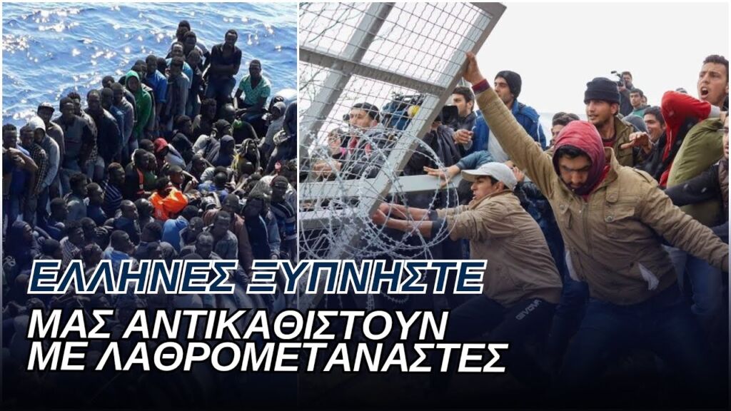 Δείτε ΠΩΣ μας αντικαθιστούν με λαθρομετανάστες!