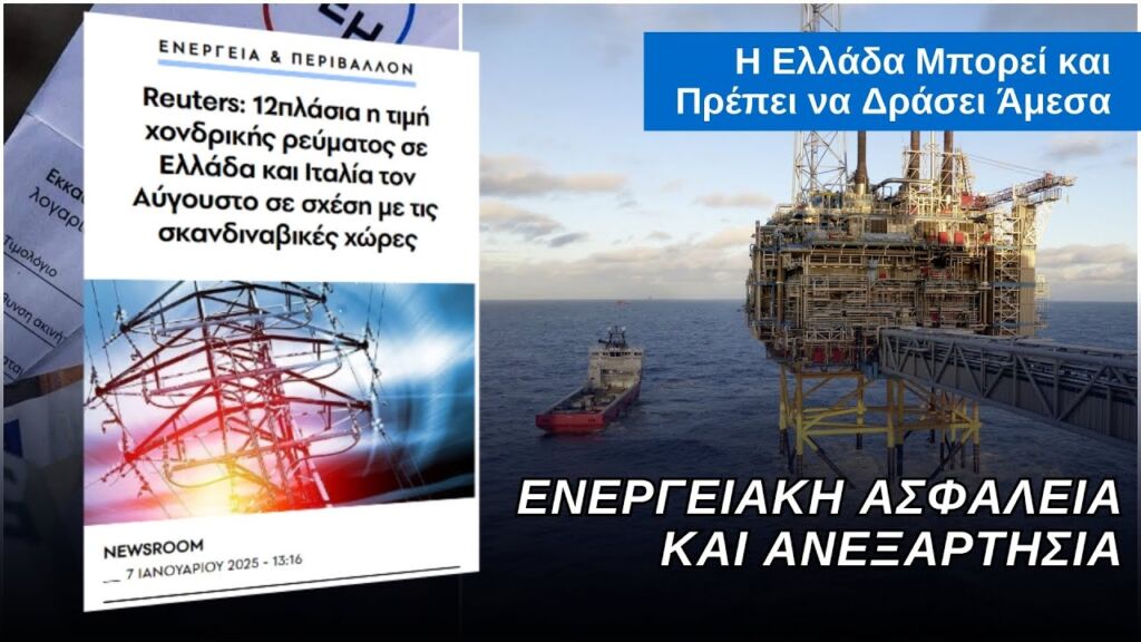 Ενεργειακή Ασφάλεια και Ανεξαρτησία: Η Ελλάδα Μπορεί και Πρέπει να Δράσει Άμεσα