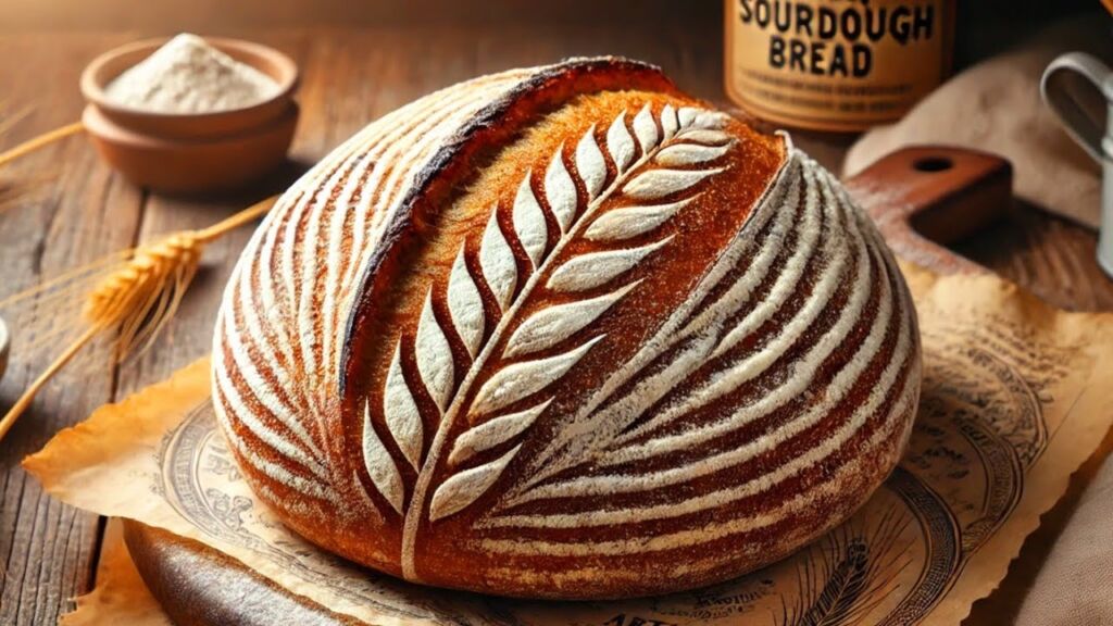 Simple, healthy and delicious! The perfect sourdough bread recipe!