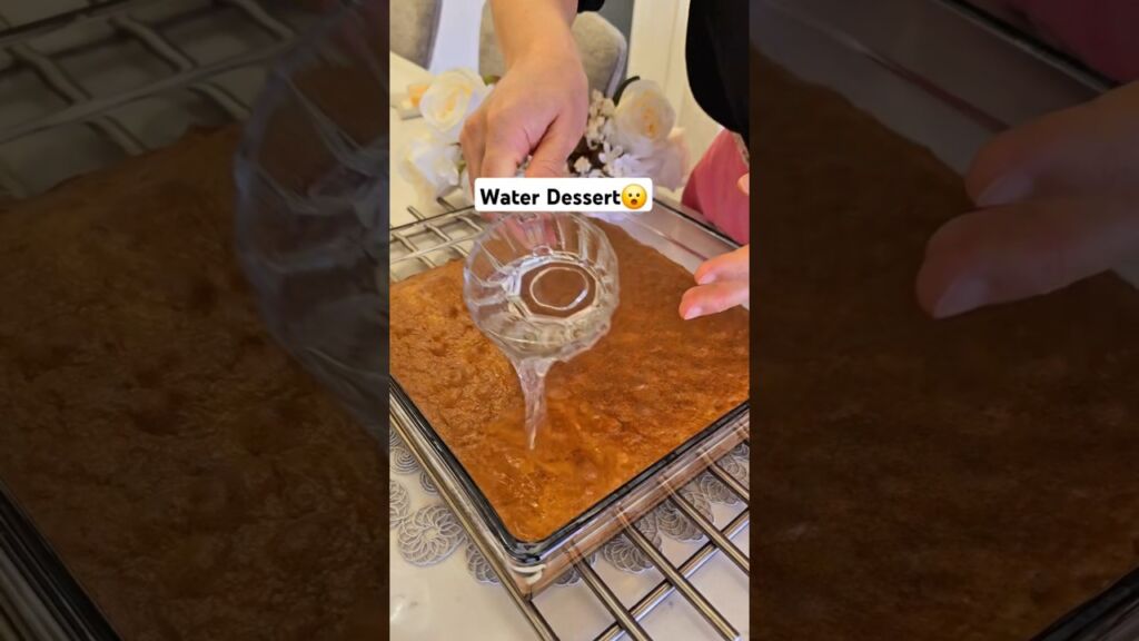 Water Dessert Recipe 😮 Easy and Cheap