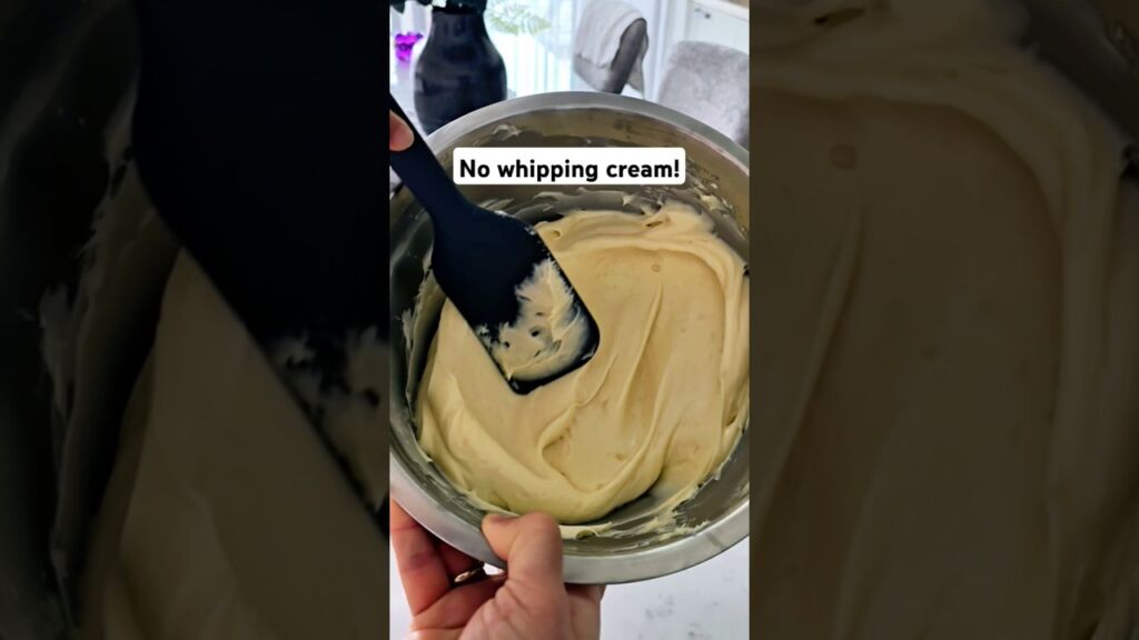 Pastry cream recipe without whipping cream! Recipe in the comments ✍️