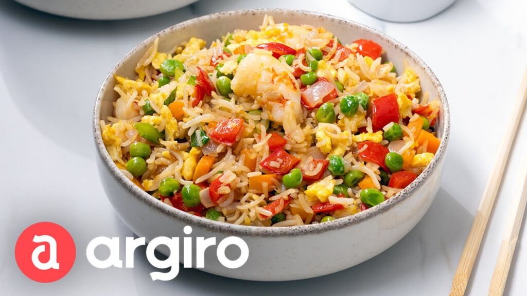 Τηγανητό ρύζι με γαρίδες σε 10' (fried rice) | Αργυρώ Μπαρμπαρίγου