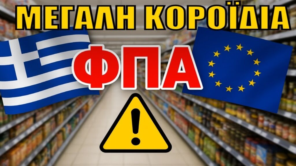 «ΜΕΙΩΣΤΕ ΤΟΝ ΦΠΑ»: Η Ευρώπη μας δίνει λύση και η Κυβέρνηση ΑΔΙΑΦΟΡΕΙ