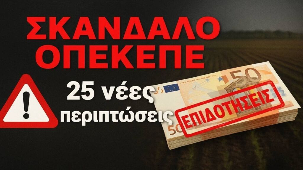 Σκάνδαλο ΟΠΕΚΕΠΕ: 25 νέες περιπτώσεις – Εκατοντάδες χιλιάδες ευρώ με ψεύτικες μισθώσεις