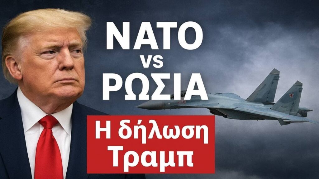 Τραμπ: Τα κράτη-μέλη του ΝΑΤΟ να καταρρίπτουν ρωσικά αεροσκάφη που παραβιάζουν τον εναέριο χώρο