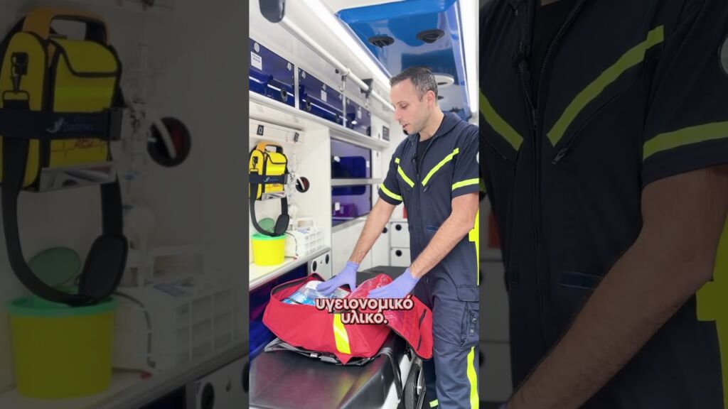 🚑 Έχεις αναρωτηθεί ποτέ πώς είναι το εσωτερικό ενός ασθενοφόρου;